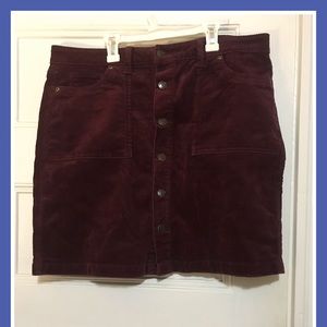 Corduroy Skirt